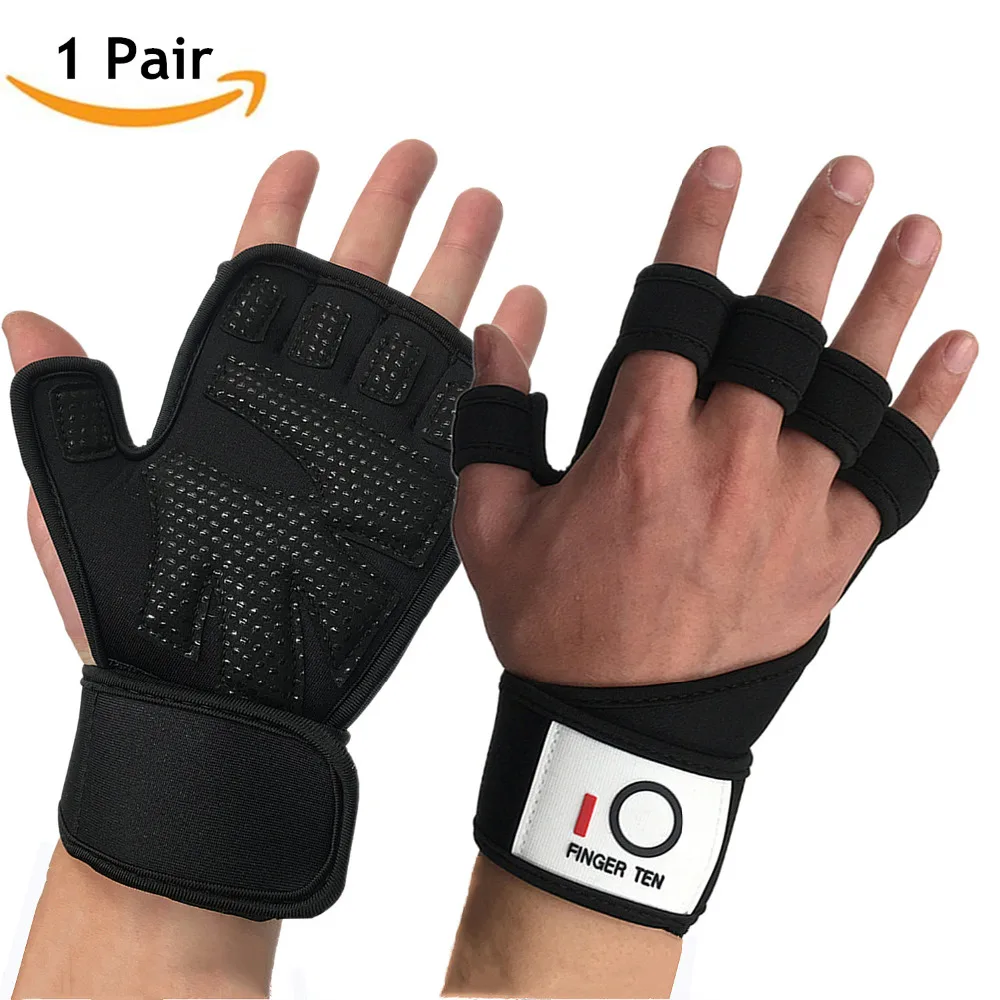 Fitness Gloves Men Weight Lifting Gloves Half Finger Belt Gym Sports Riding Heavyweight Body Building Wrist Protection 1 Pair
Fitness Gloves Men Weight Lifting Gloves Half Finger Belt Gym Sports Riding Heavyweight Body Building Wrist Protection 1 Pair
