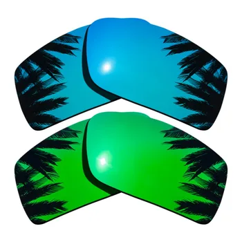 (Ice Blue Mirrored+Green Mirrored Coating) 2-Pairs Polarized Replacement Lenses for Gascan Frame 100% UVA & UVB Protection
(Ice Blue Mirrored+Green Mirrored Coating) 2-Pairs Polarized Replacement Lenses for Gascan Frame 100% UVA & UVB Protection