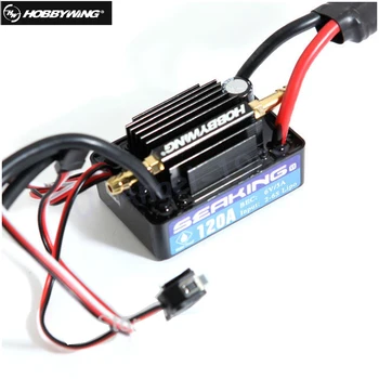 Original Hobbywing 2-6S Seaking 120A V3 Electronic Speed Controller ESC for RC Boats
Original Hobbywing 2-6S Seaking 120A V3 Electronic Speed Controller ESC for RC Boats