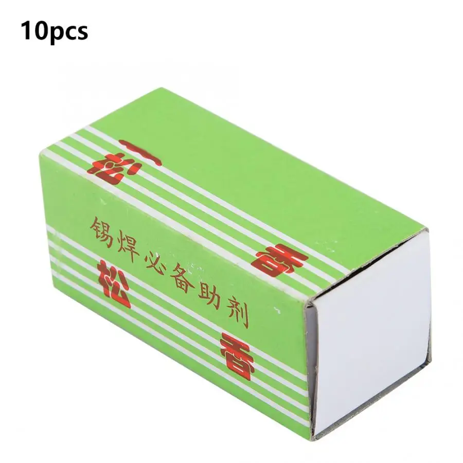 Flux Weld 10 Pcs High Transparent Bright Color Rosin for Welding Removing Oxidized Coating Solder Paste
Flux Weld 10 Pcs High Transparent Bright Color Rosin for Welding Removing Oxidized Coating Solder Paste