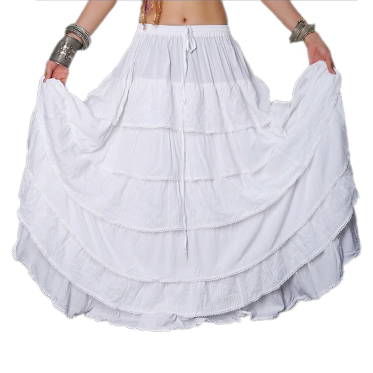 2018 Ats Multi Full Circle Belly Dance Gypsy Skirt Tribal Bellydance Skirt Double Layers Printed Cotton Spanish Flamenco Dress
2018 Ats Multi Full Circle Belly Dance Gypsy Skirt Tribal Bellydance Skirt Double Layers Printed Cotton Spanish Flamenco Dress