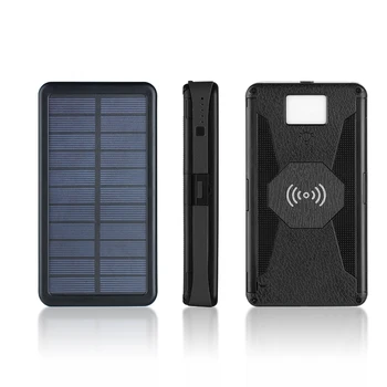 20000mAh Solar Power Bank Qi Wireless Charger Solar Charger 2 USB Ports LED Light External Battery Power Bank For iPhone Xiaomi
20000mAh Solar Power Bank Qi Wireless Charger Solar Charger 2 USB Ports LED Light External Battery Power Bank For iPhone Xiaomi