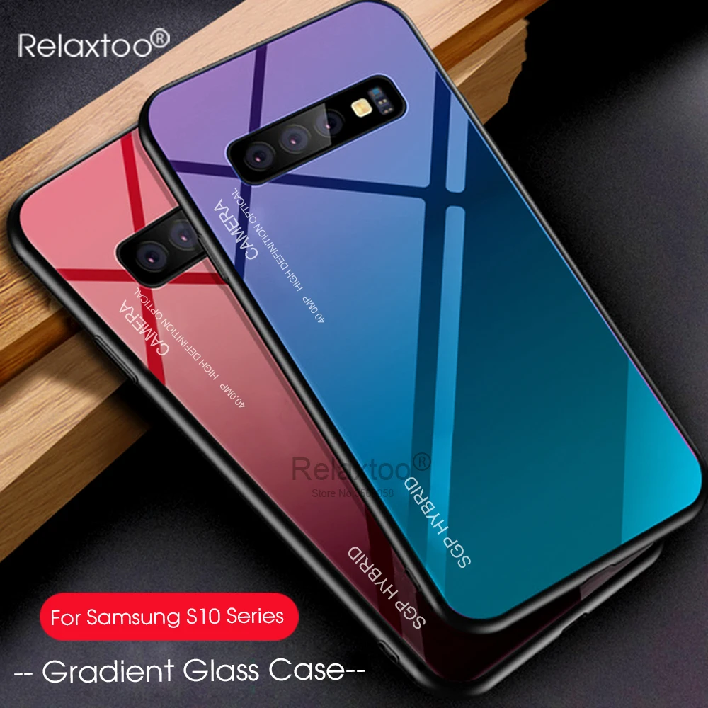 S10 E Case Gradient Tempered Glass Phone Case For Samsung Galaxy S10 Plus Coque Funda On Sansung Sumsung S 10 S10E S10Plus 10S +
S10 E Case Gradient Tempered Glass Phone Case For Samsung Galaxy S10 Plus Coque Funda On Sansung Sumsung S 10 S10E S10Plus 10S +