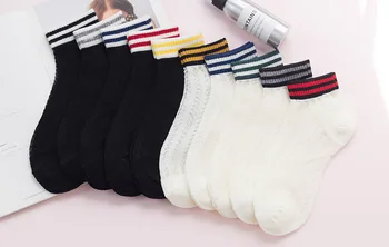 Women summer new cotton striped socks mouth hollow mesh piles of female socks low socks SC066-10pairs
Women summer new cotton striped socks mouth hollow mesh piles of female socks low socks SC066-10pairs