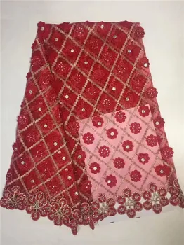 Wholesale 2017 Latest Embroidered 3d Lace Fabric.High Quality African Tulle Net Lace Fabric With big stone For Wedding red
Wholesale 2017 Latest Embroidered 3d Lace Fabric.High Quality African Tulle Net Lace Fabric With big stone For Wedding red