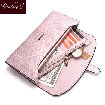Luxury Brand Women's Wallet Genuine Leather Ladies Handbags Pink Purse Snake Embossed Design Hasp Long Cellphone Bag Card Holder
Luxury Brand Women's Wallet Genuine Leather Ladies Handbags Pink Purse Snake Embossed Design Hasp Long Cellphone Bag Card Holder