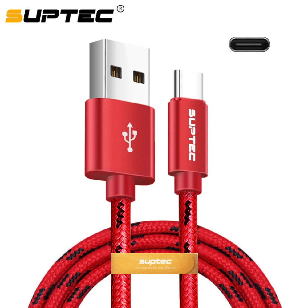 SUPTEC Type C Cable 2.4A Fast Data Sync Charging Data Cable for Samsung S8 S9 Huawei P10 P20 Xiaomi Redmi Note 7 USB-C Data Cord
SUPTEC Type C Cable 2.4A Fast Data Sync Charging Data Cable for Samsung S8 S9 Huawei P10 P20 Xiaomi Redmi Note 7 USB-C Data Cord