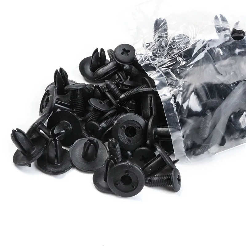 50PCS/set Plastic Automobile Rivet Car Clip Screw Car Body Push Fasteners Fender Bumper Clip Trim For Universal Vehicles
50PCS/set Plastic Automobile Rivet Car Clip Screw Car Body Push Fasteners Fender Bumper Clip Trim For Universal Vehicles