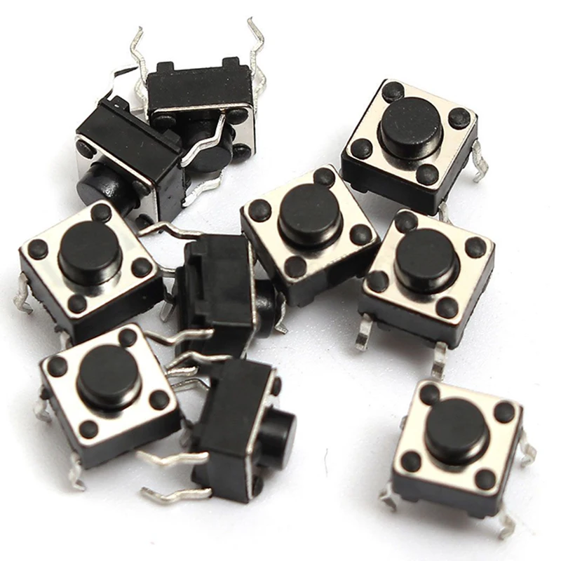 140pcs Miniature Momentary Tact Pushbutton Switch 14 Types Tactile Push Button Switches Mayitr