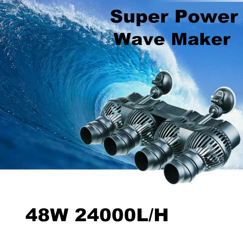Super Power 48w 24000l/h Aquarium 4 Power Head Wavemaker Fish Tank Water Pump Flow Maker For Coral Reef Marine Fish Tank
Super Power 48w 24000l/h Aquarium 4 Power Head Wavemaker Fish Tank Water Pump Flow Maker For Coral Reef Marine Fish Tank
