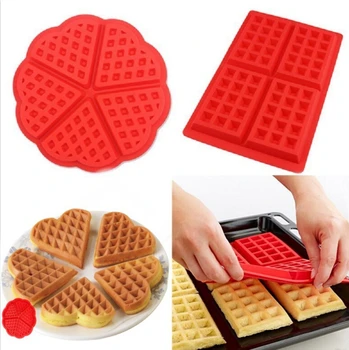 Waffle Mould Maker Rectangular Round Waffles Pan Cake Baking Mould Waffle Tray Kitchen Cooking Tools
Waffle Mould Maker Rectangular Round Waffles Pan Cake Baking Mould Waffle Tray Kitchen Cooking Tools