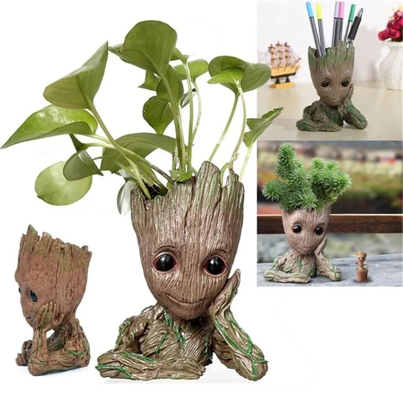 The Avengers Action Figures Guardians Galaxy Flower pot Baby Flowers pot Grooting Toy Figures Garden Flower Planter Pot For Kids
The Avengers Action Figures Guardians Galaxy Flower pot Baby Flowers pot Grooting Toy Figures Garden Flower Planter Pot For Kids