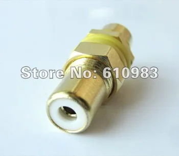 (5 pieces/lot) RCA adapter RCA female Jack to RCA female bulkhead straight connector adapter goldplated
(5 pieces/lot) RCA adapter RCA female Jack to RCA female bulkhead straight connector adapter goldplated
