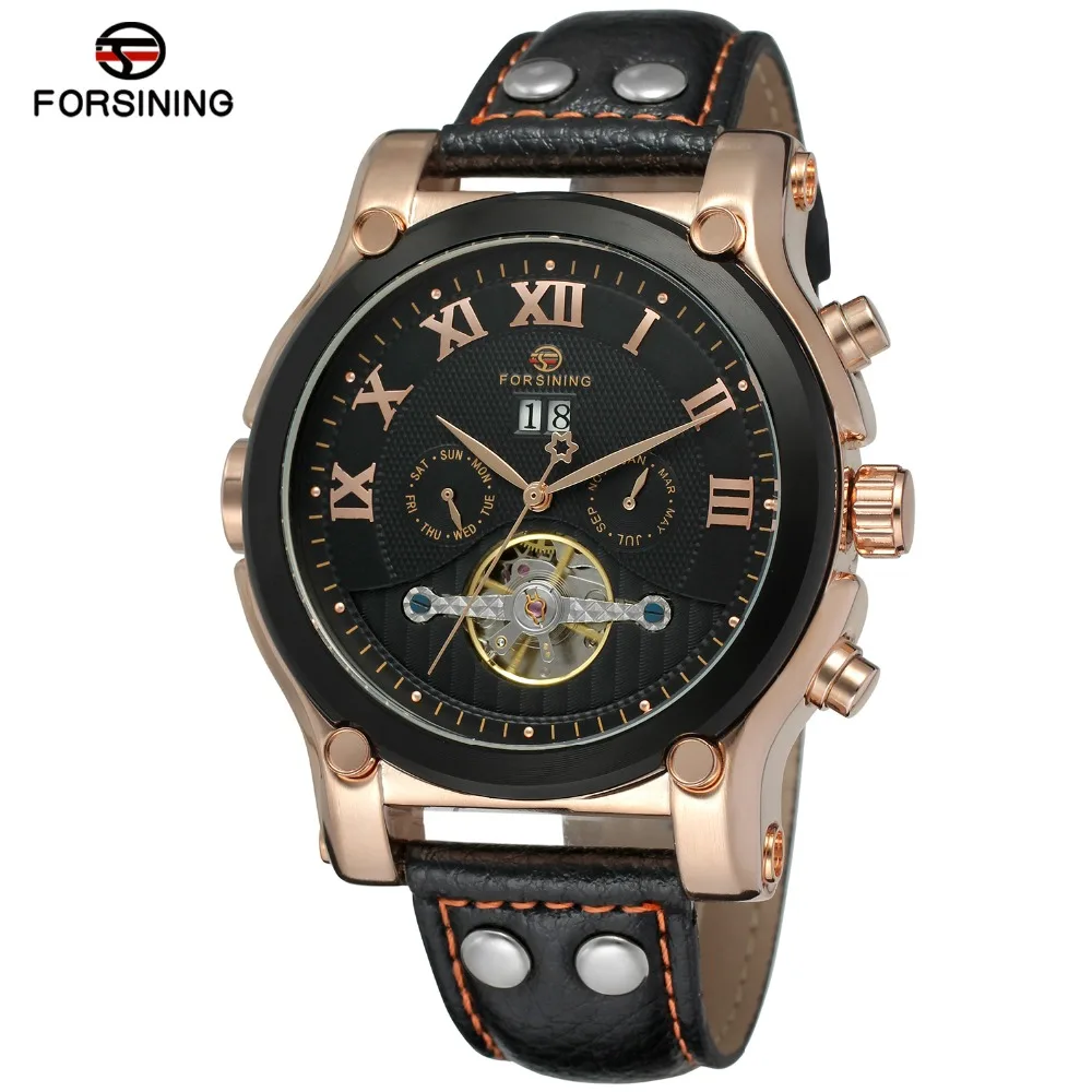 Fashion FORSINING Men Luxury Brand Genuine Leather Strap Casual Watch Automatic Mechanical Wristwatches Gift Box Relogio Releges
Fashion FORSINING Men Luxury Brand Genuine Leather Strap Casual Watch Automatic Mechanical Wristwatches Gift Box Relogio Releges
