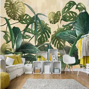 Custom Mural Wallpaper Tropical Rain forest Palm Banana Leaf Large Murals Wall Painting Wallpapers For Living Room Decoration 3D
Custom Mural Wallpaper Tropical Rain forest Palm Banana Leaf Large Murals Wall Painting Wallpapers For Living Room Decoration 3D