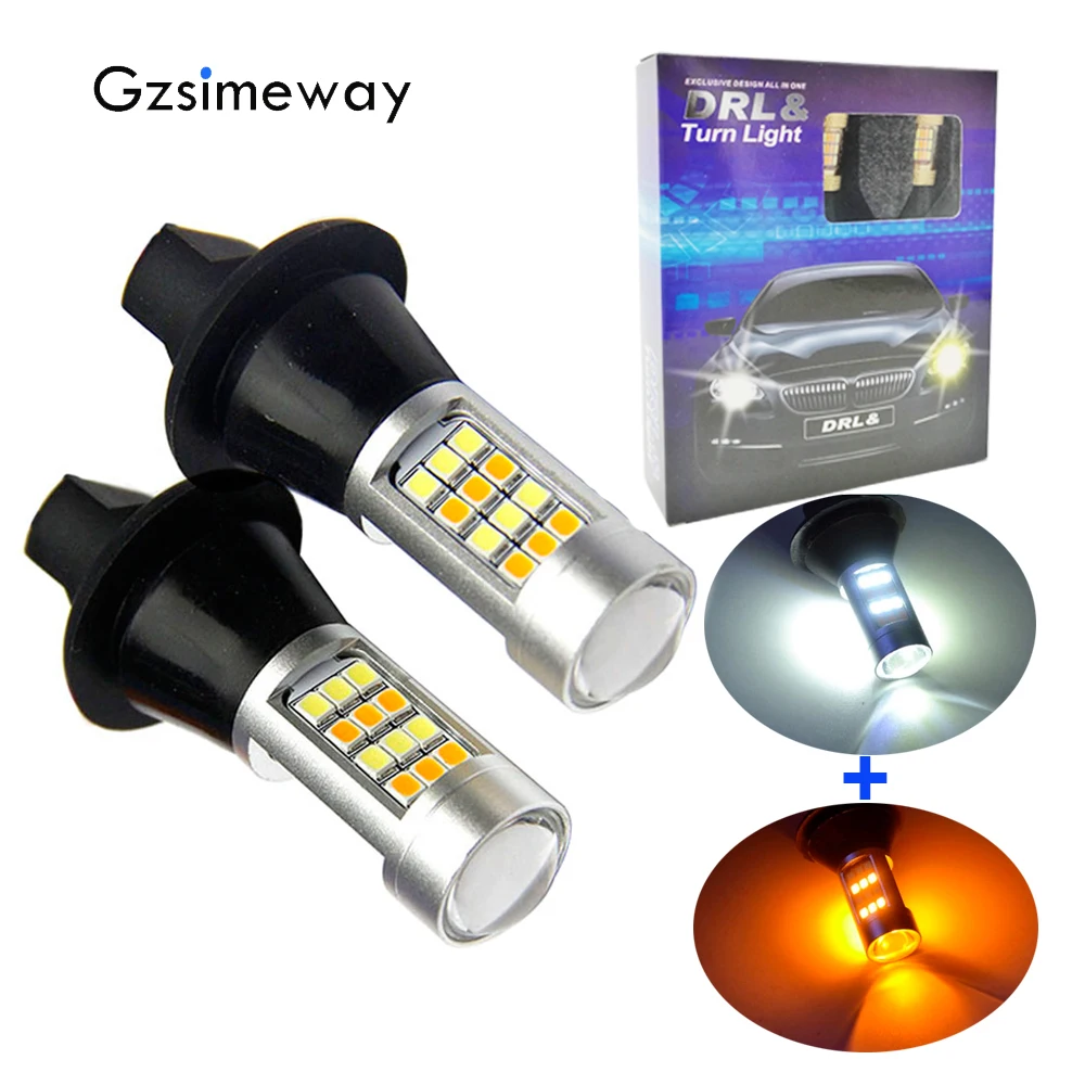Canbus switchback led lamp 42smd T20 7440 P21W 1156 BA15S BAU15S amber yellow & white LED Turn Signal light & DRL 12V No Error
Canbus switchback led lamp 42smd T20 7440 P21W 1156 BA15S BAU15S amber yellow & white LED Turn Signal light & DRL 12V No Error
