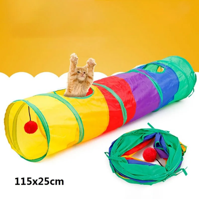 Cat toy cat super long drilling hole channel free combination of supplies rainbow stitching cat tunnel
Cat toy cat super long drilling hole channel free combination of supplies rainbow stitching cat tunnel
