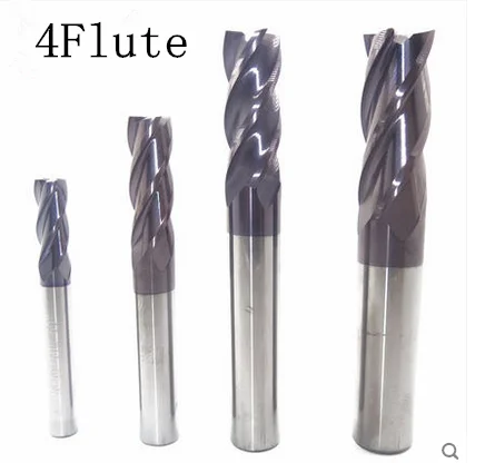 11PCSCoated Tungsten carbide end mill cutter 4 flutes D1.5 D1 D2 D2.5 D3 D3.5 D4 D5 D6 D8 D10 CNC Milling Tools | Инструменты