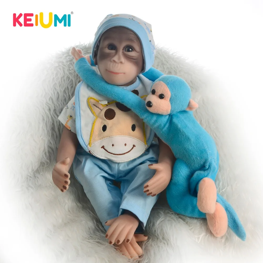 2019 New 19" Soft Silicone Reborn Monkey Dolls 46 CM Cloth Body Macaco Boneca Dolls Reborn Realistic Funny Present Surprise
2019 New 19" Soft Silicone Reborn Monkey Dolls 46 CM Cloth Body Macaco Boneca Dolls Reborn Realistic Funny Present Surprise
