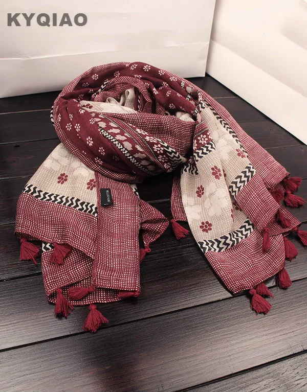 KYQIAO Bohemian hijab scarf 2019 women autumn Spain style bohemian elegant long grey blue red khaki scarf muffler cape shawl
KYQIAO Bohemian hijab scarf 2019 women autumn Spain style bohemian elegant long grey blue red khaki scarf muffler cape shawl