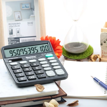 M&G Standard Series 12-digit Dual Power Supply Large Screen Solar Calculator Office Finance Dedicated Large Keyboard Calculator
M&G Standard Series 12-digit Dual Power Supply Large Screen Solar Calculator Office Finance Dedicated Large Keyboard Calculator