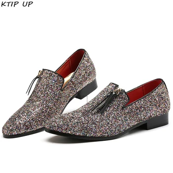 Autumn Men Shoes Microfiber Leather Loafers Luxury Brand Italian Mens Wedding Shoes Male Breathable Shiny Night Club Party Shoes
Autumn Men Shoes Microfiber Leather Loafers Luxury Brand Italian Mens Wedding Shoes Male Breathable Shiny Night Club Party Shoes