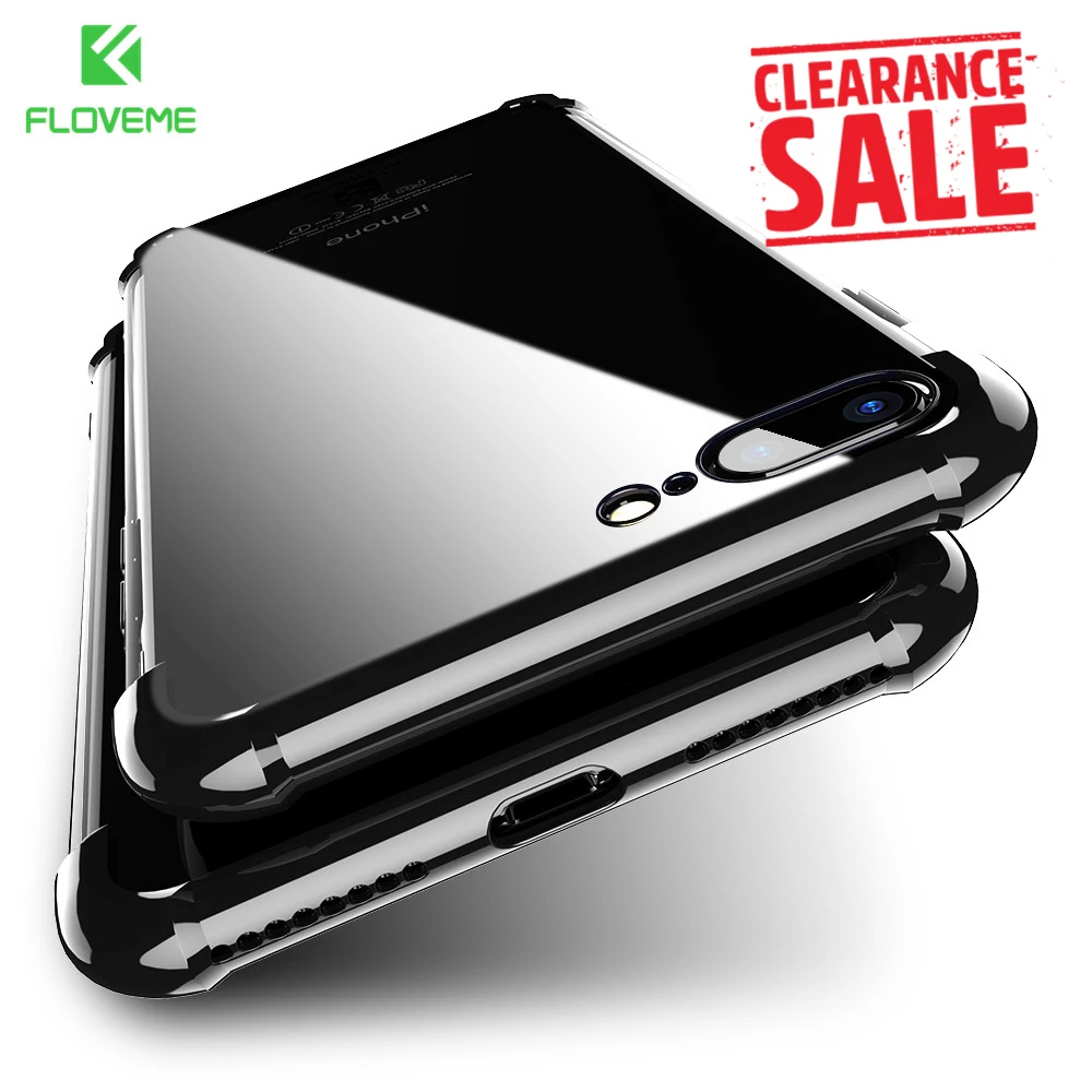 Защитный чехол FLOVEME 360 для iPhone 8 7 plus X мягкий силиконовый с полным покрытием 6 6s