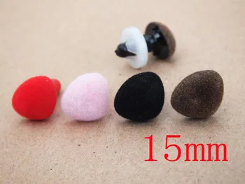 40pcs 15mm Mixed colors triangle safety nose(with washers) Diy doll toy Accessories --Each color 10pcs
40pcs 15mm Mixed colors triangle safety nose(with washers) Diy doll toy Accessories --Each color 10pcs