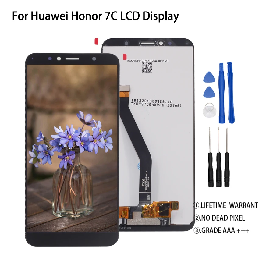 Original For Huawei Honor 7C LCD Display Touch Screen Digitizer Assembly For Honor 7C Aum-L41 Screen LCD Display Phone Parts
Original For Huawei Honor 7C LCD Display Touch Screen Digitizer Assembly For Honor 7C Aum-L41 Screen LCD Display Phone Parts