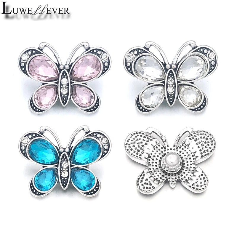 Fashion Butterfly w207 Crystal 3D 18mm Metal Snap Button For Bracelet Necklace Interchangeable Jewelry Women Accessorie Findings
Fashion Butterfly w207 Crystal 3D 18mm Metal Snap Button For Bracelet Necklace Interchangeable Jewelry Women Accessorie Findings