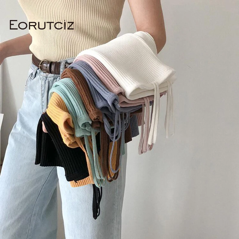 EORUTCIZ Summer Short Camis Women Sexy Tank Top Slim Halter Top Female Basic Shirt Black Casual Spring Tops LM242
EORUTCIZ Summer Short Camis Women Sexy Tank Top Slim Halter Top Female Basic Shirt Black Casual Spring Tops LM242