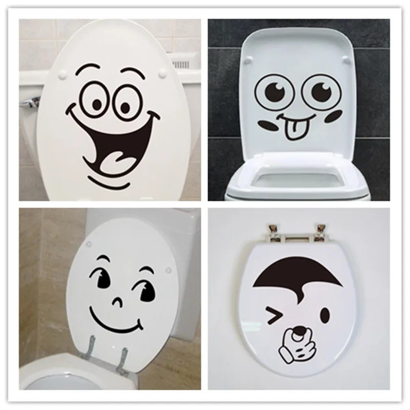 Funny Smile Face bathroom wash room Toilet Art Home decor wall stickers Shop Office Toilet Decoration
Funny Smile Face bathroom wash room Toilet Art Home decor wall stickers Shop Office Toilet Decoration