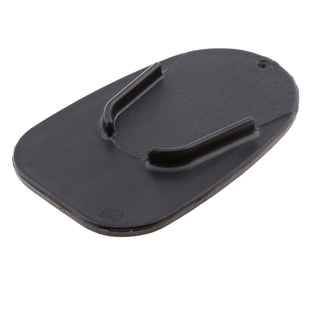 Black Universal Plastic Sidestand Kickstand Extension Enlarge Foot Plate Pad for Motorcycle 125mm*80mm*10mm Black Universal Plastic Sidestand Kickstand Extension Enlarge Foot Plate Pad for Motorcycle 125mm*80mm*10mm