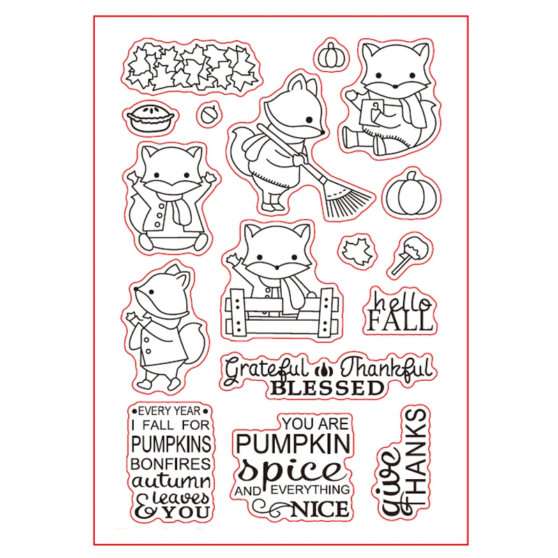 Diligent Foxes Animals Clear Stamps for Scrapbooking Decorative Cards Making Paper Crafts Supplies Transparent Stamp New 2018
Diligent Foxes Animals Clear Stamps for Scrapbooking Decorative Cards Making Paper Crafts Supplies Transparent Stamp New 2018