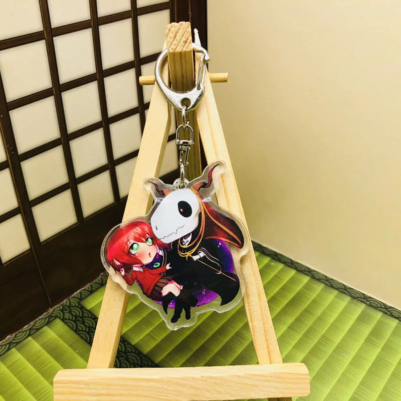 Anime The Ancient Magus Bride Keychain Cartoon Model Transparent Acrylic Pendant Key Ring
Anime The Ancient Magus Bride Keychain Cartoon Model Transparent Acrylic Pendant Key Ring