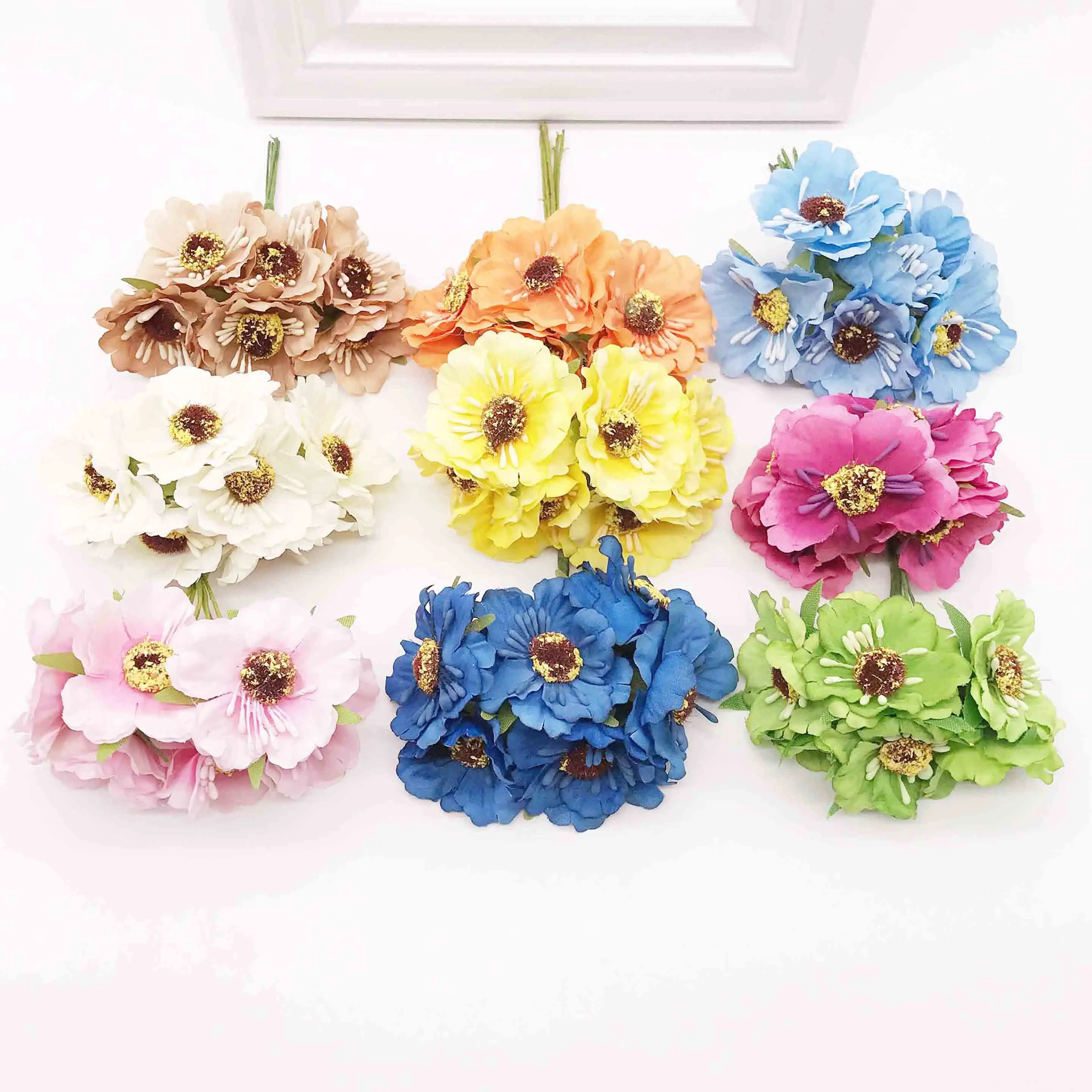 6pcs Artificial Flower high quality Silk Cherry Bouquet For Wedding Home Decoration DIY Scrapbooking Wreath Craft Flowers
6pcs Artificial Flower high quality Silk Cherry Bouquet For Wedding Home Decoration DIY Scrapbooking Wreath Craft Flowers