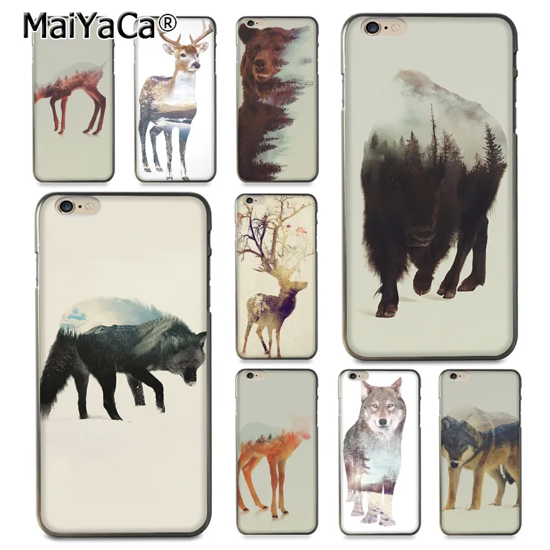 MaiYaCa Animal double exposure wolf bear deer wild boar Popular Case for iPhone X 6 6s 7 7plus 8 8Plus 5 5S 11pro max case coque
MaiYaCa Animal double exposure wolf bear deer wild boar Popular Case for iPhone X 6 6s 7 7plus 8 8Plus 5 5S 11pro max case coque