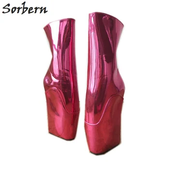 Sorbern Metallic Peach Heelless Unisex Boots Big Size Sexy Fetish High Heels Side Zipper Ballet Wedge Tall Pull Up Boots Custom
Sorbern Metallic Peach Heelless Unisex Boots Big Size Sexy Fetish High Heels Side Zipper Ballet Wedge Tall Pull Up Boots Custom