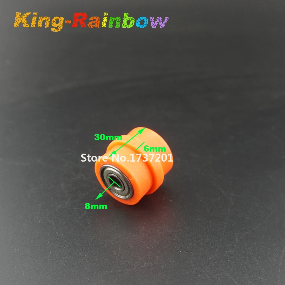 8mm Orange Chain Roller Tensioner Pulley wheel guide motorcycle pit dirt bike CRF 80 250 YZF K TM RMZ KLX150
8mm Orange Chain Roller Tensioner Pulley wheel guide motorcycle pit dirt bike CRF 80 250 YZF K TM RMZ KLX150