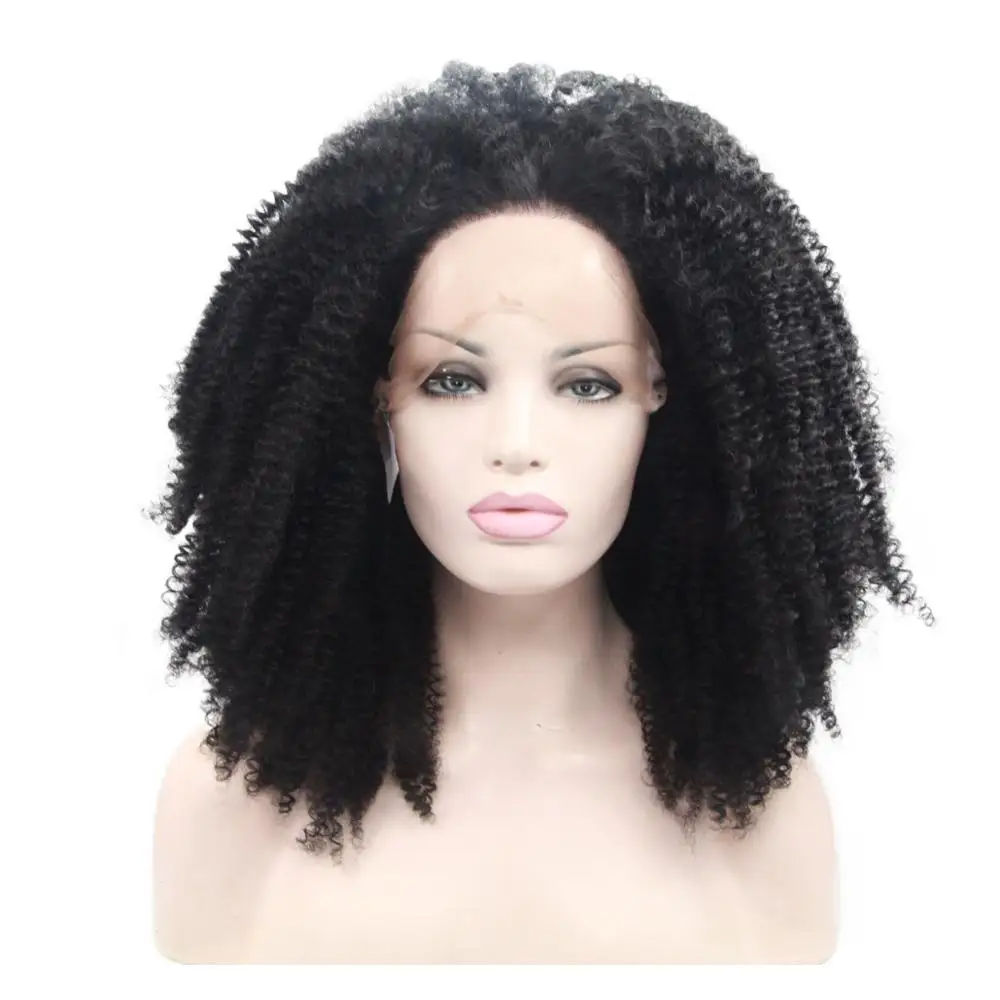 Short Synthetic Wigs For Women 20"Inch High Temperature Fiber Black Color Afro Kinky Curly Hair Lace Front Wigs Venvee
Short Synthetic Wigs For Women 20"Inch High Temperature Fiber Black Color Afro Kinky Curly Hair Lace Front Wigs Venvee