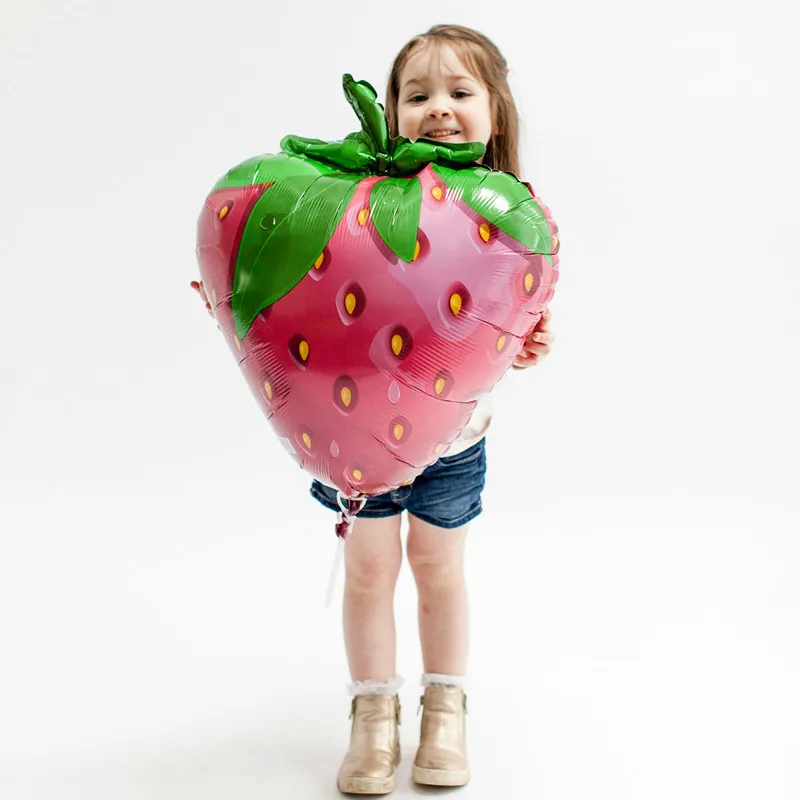 64*55cm Strawberry fruit shape balloon cartoon foil balloons festival birthday party decoration supplies inflate ballon toys
64*55cm Strawberry fruit shape balloon cartoon foil balloons festival birthday party decoration supplies inflate ballon toys