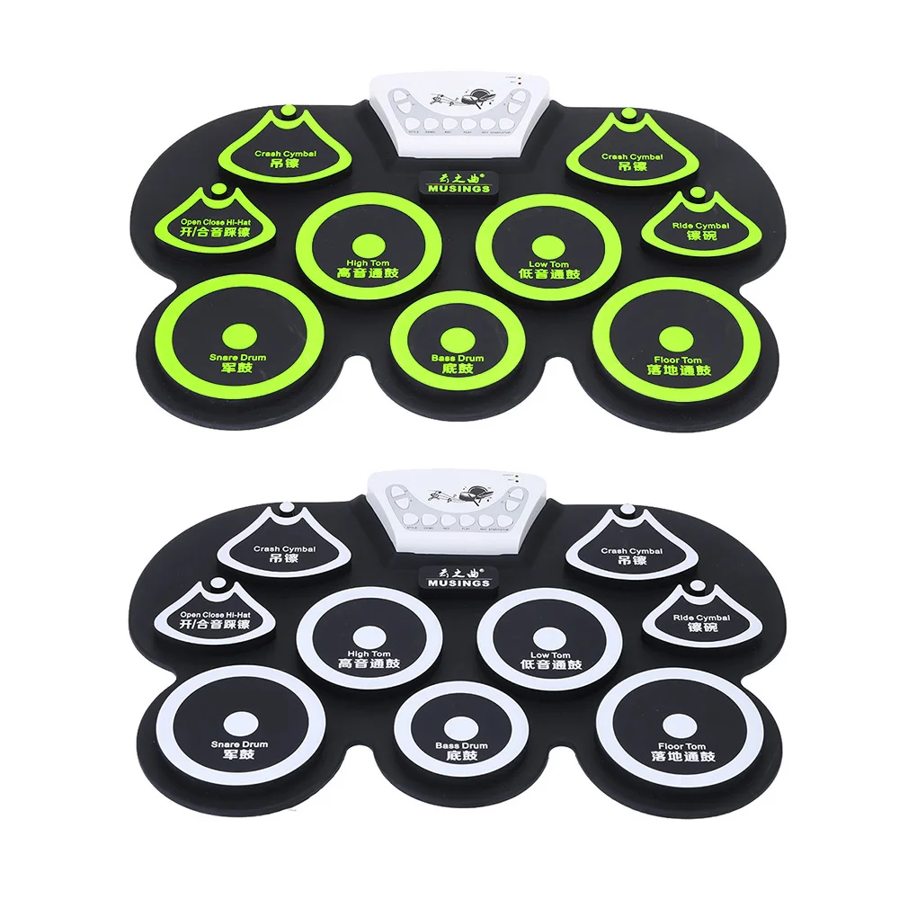 High Quality Electronic Drum Silicone Digital Roll-up Drum Pad Kit USB Electric Drum with Stick and Foot Pedal
High Quality Electronic Drum Silicone Digital Roll-up Drum Pad Kit USB Electric Drum with Stick and Foot Pedal