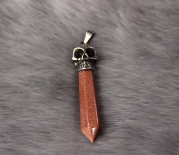 New Fashionable Unisex Antique Personalized Skull skeleton Point Pendant Women Gold Sand Gems Beads Drop Necklace
New Fashionable Unisex Antique Personalized Skull skeleton Point Pendant Women Gold Sand Gems Beads Drop Necklace