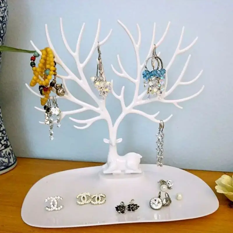 Jewelry Deer Tree Stand Display Organizer Necklace Earring Holder Jewelry Racks Y4QB 
Jewelry Deer Tree Stand Display Organizer Necklace Earring Holder Jewelry Racks Y4QB