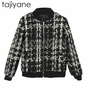 TAJIYANE Spring Winter Women Jacket Slim Thin Checkered Tweed Coat Plus Size Casual Plaid Jacket With Pocket Outwear New LD237
TAJIYANE Spring Winter Women Jacket Slim Thin Checkered Tweed Coat Plus Size Casual Plaid Jacket With Pocket Outwear New LD237