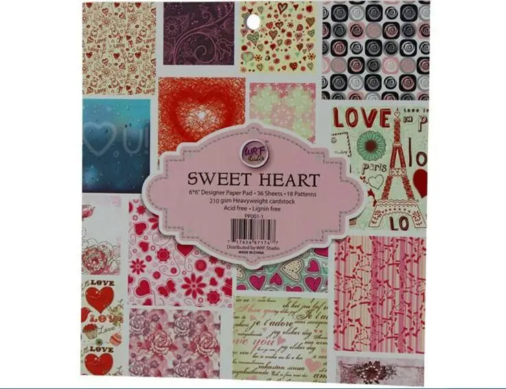 18 Sheets Acid-Free cardstock Sweet Heart theme Scrapbooking Pads Paper Origami Art Background Paper Card Making DIY Scrapbook
18 Sheets Acid-Free cardstock Sweet Heart theme Scrapbooking Pads Paper Origami Art Background Paper Card Making DIY Scrapbook