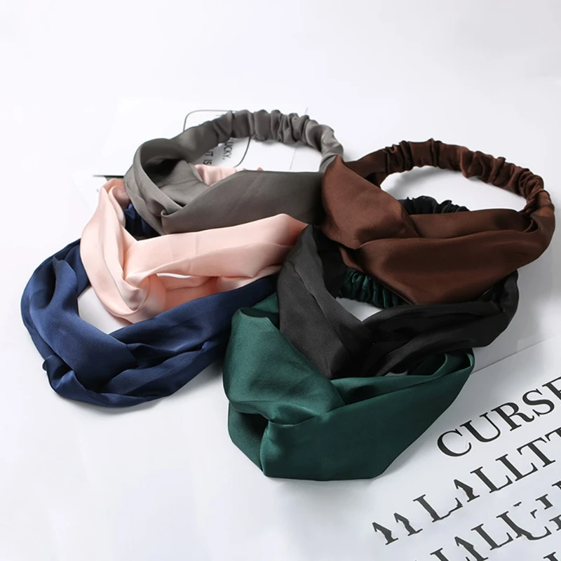 Women Girls Sport Makeup Elastic Turban Solid Wide Knotted Hair Band Headband W715
Women Girls Sport Makeup Elastic Turban Solid Wide Knotted Hair Band Headband W715