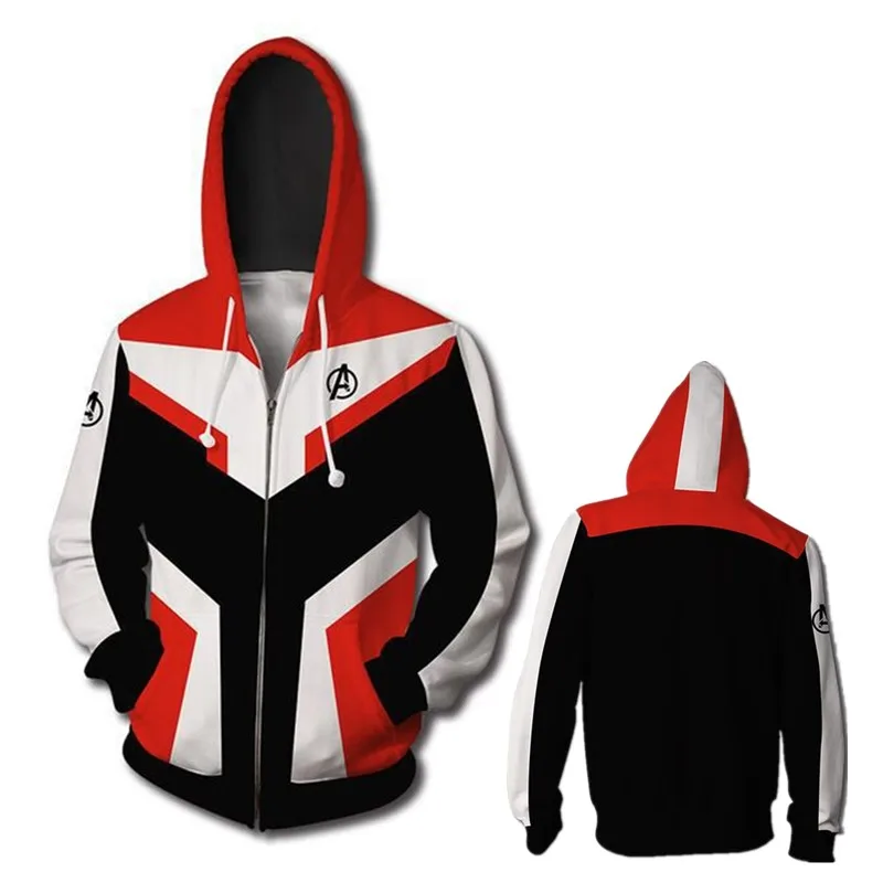 Marvel Costumes Avengers Endgame Cosplay Jacket Quantum Realm Sweatshirt Hoodie Tech Captain Hooded Superhero America Zipper
Marvel Costumes Avengers Endgame Cosplay Jacket Quantum Realm Sweatshirt Hoodie Tech Captain Hooded Superhero America Zipper