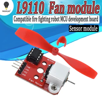5V L9110 Fan Motor Module Fan Propeller Firefighting Robot L9110S For Arduino DIY
5V L9110 Fan Motor Module Fan Propeller Firefighting Robot L9110S For Arduino DIY
