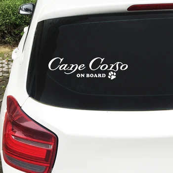 15CM*3.9CM Cane Corso Dog On Board Paw Vinyl Car Decal Pet Sticker Red Black Sliver WZ-044
15CM*3.9CM Cane Corso Dog On Board Paw Vinyl Car Decal Pet Sticker Red Black Sliver WZ-044